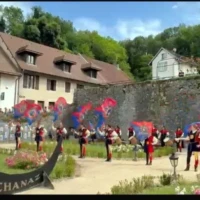 Sbandieratori musici borgo Patin tesor a Chanaz 3