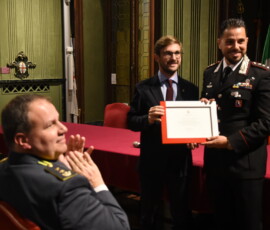 Il saluto del capitano Giuseppe Santoro
