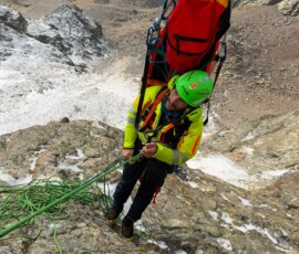 Precipita durante una scalata a Valdieri, coppia di francesi soccorsa in alta quota 3